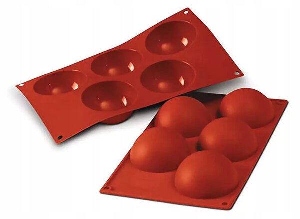 Silikomart Silikonová forma na monoporce, polokoule, průměr 8 cm