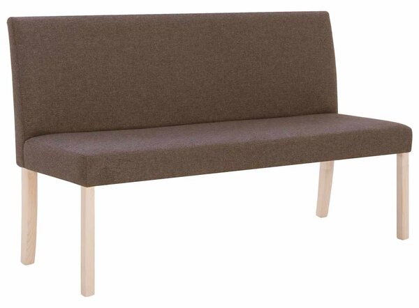 Lavice 139,5 cm hnědá polyester 281336
