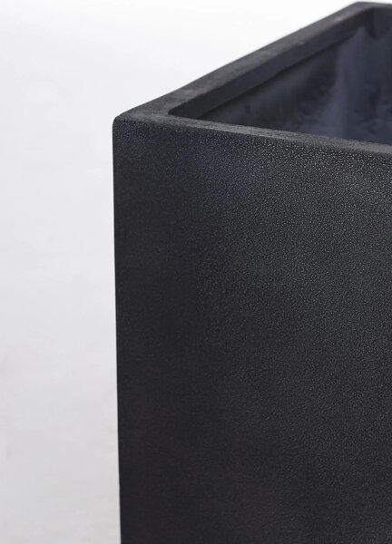 Truhlík MAXI, sklolaminát, šířka 100 cm, antracit - vzhled kamene