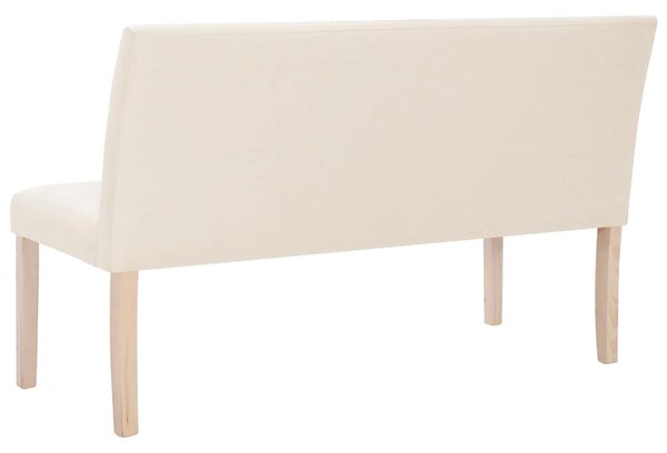 Lavice 139,5 cm krémová polyester 281337