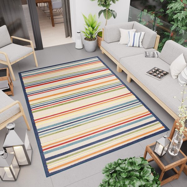 Makro Abra Moderní kusový koberec AVENTURA ED50A Proužky vícebarevný Rozměr: 80x200 cm