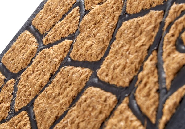 Hanse Home, Rohožka Mix Mats Cocos 105559 - na ven i na doma, 45x75 půlkruh, hnědá, chodba / předsíň
