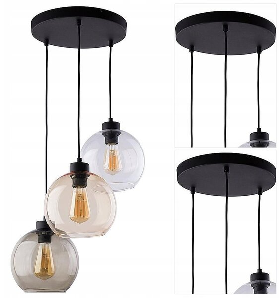 Závěsná lampa TK-Lighting Cubus 3 - světelné body E27