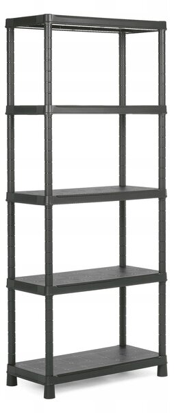 Plastový skladový regál Keter 187 x 80 x 40 cm max 50 kg na polici