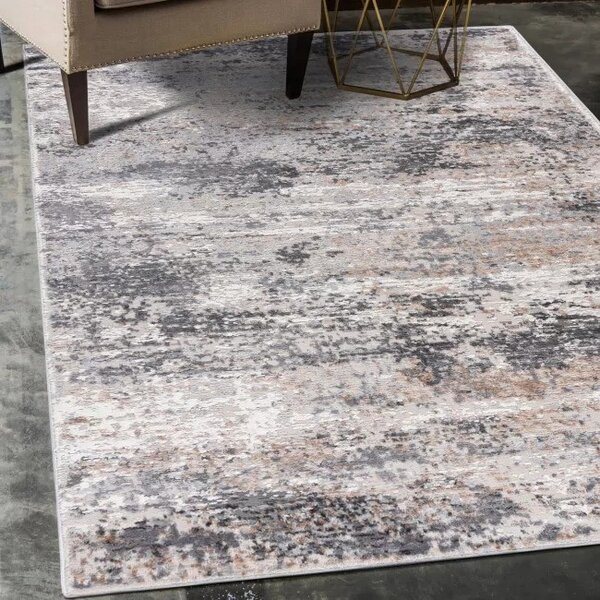 Makro Abra Moderní kusový koberec PORTLAND G509A bílý šedý béžový Rozměr: 140x200 cm