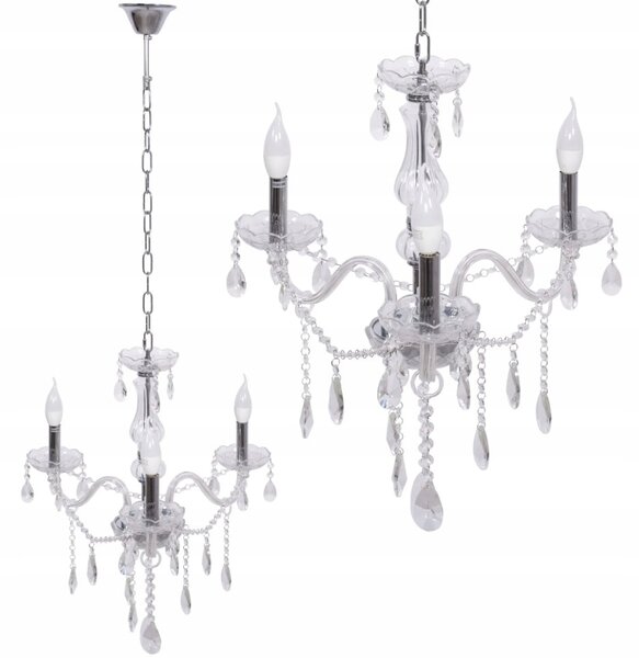 TOOLIGHT LAMPA 300752 KŘIŠŤÁLOVÝ LUSTR 3-RAMENNÝ