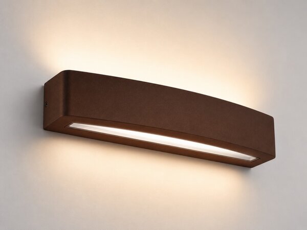 PANLUX s.r.o. Venkovní nástěnné LED svítidlo BLOCO 10W, rez