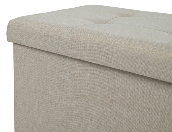SEDACÍ BOX, textil, kompozitní dřevo, 76/38/38 cm Carryhome - Taburety