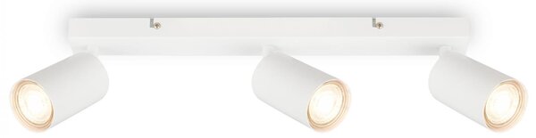 BRILO 2172036 AKCE - Tib stropní bodové svítidlo, nastavitelné, On/Off nástěnným vypínačem, 3-ramenné, bílé - BRILO