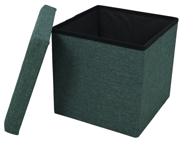 SEDACÍ BOX, textil, kompozitní dřevo, 38/38/38 cm Carryhome - Taburety