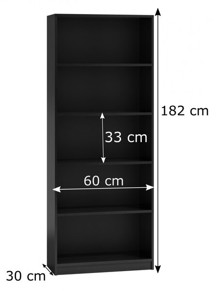 Regál DAVID R60 Černý