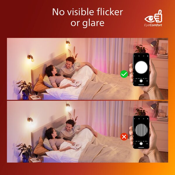 LED filament žárovka E27 A60 7,3 (60W) 806lm 2200K stmívatelná, jantarová