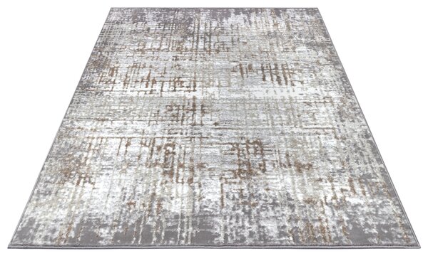 Hanse Home, Kusový koberec Shine 105925 Abstract Cream Grey, 57x90, šedá, ložnice