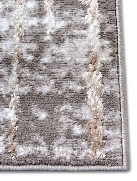 Hanse Home, Kusový koberec Shine 105925 Abstract Cream Grey, 57x90, šedá, ložnice