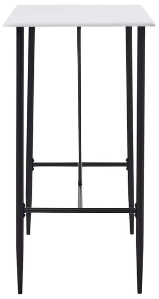 Barový stůl bílý 120 x 60 x 110 cm MDF 281547