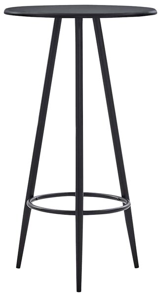 Barový stůl černý 60 x 107,5 cm MDF 281543