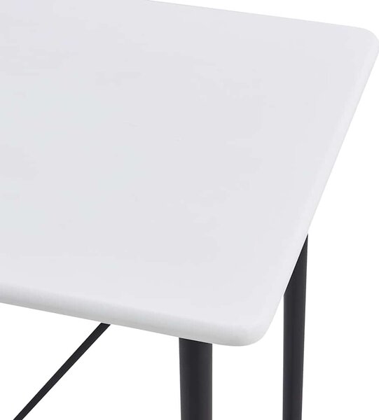 Barový stůl bílý 120 x 60 x 110 cm MDF 281547