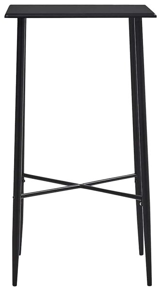 Barový stůl černý 60 x 60 x 111 cm MDF 281549
