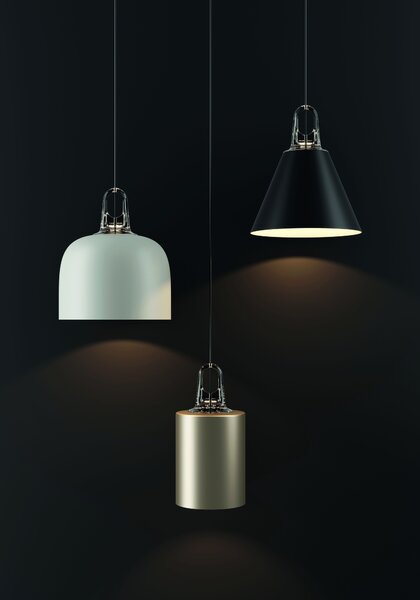 Lodes 16924 2400 Jim dome, bronzové kupolovité svítidlo s šedým hákem, 1x25W LED E27, prům. 50cm