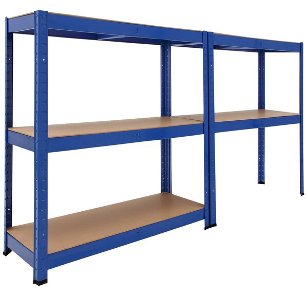 Deuba Regál 180x90x40 cm - modrý