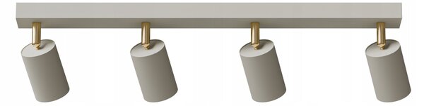 Přisazené bodové svítidlo GU10, nastavitelné, 4 žárovky, Ø 55 mm