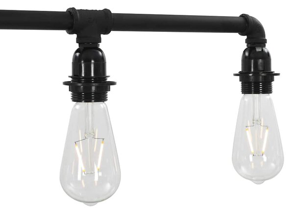 Stropní svítidlo černé 5 x žárovky E27 281629