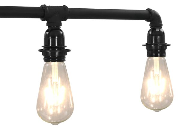 Stropní svítidlo černé 5 x žárovky E27 281629