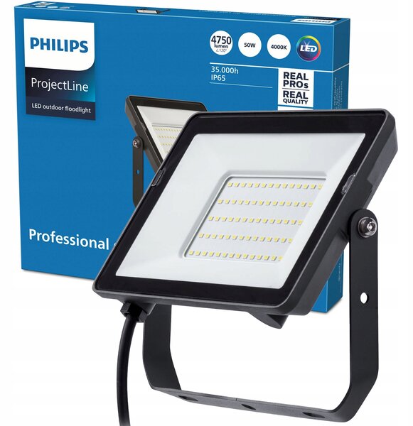 Philips Projektor LED ProjectLine 50W 4000K IP65 venkovní černý