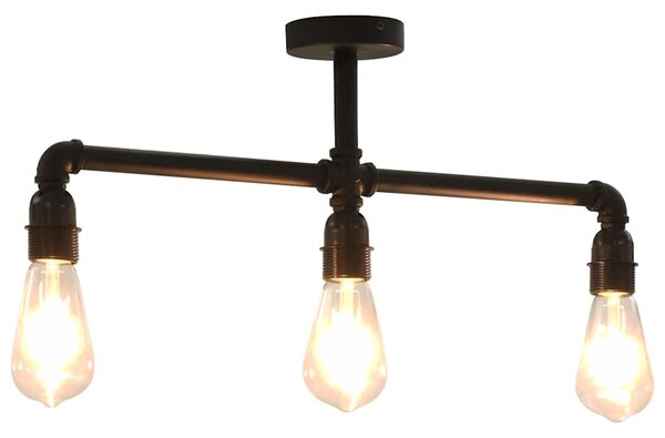 Stropní svítidlo černé 3 x žárovky E27 281628