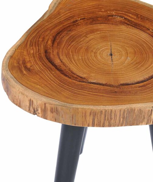 Konferenční stolek 40 x 45 cm masivní teak 281650