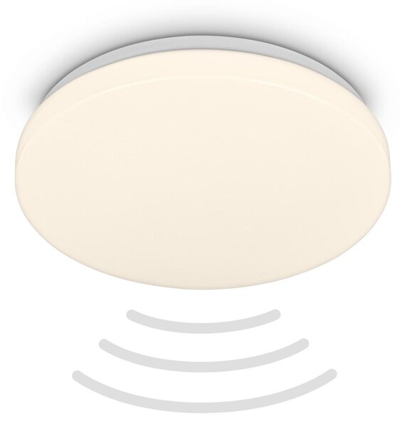 BRILO 3827016 Walk LED stropní svítidlo IP54, 3m dosah čidla, pohybové čidlo bílé - BRILO