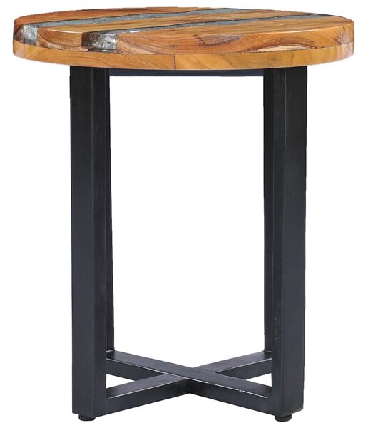 Konferenční stolek 40 x 45 cm masivní teak a polyresin 281652