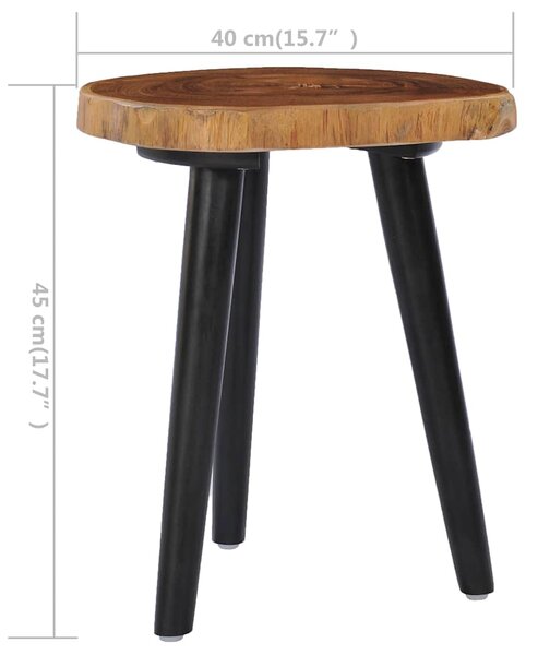 Konferenční stolek 40 x 45 cm masivní teak 281650