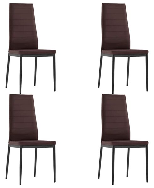 5dílný jídelní set hnědý 281697