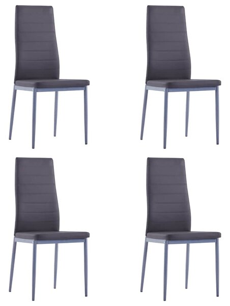 5dílný jídelní set šedý 281695