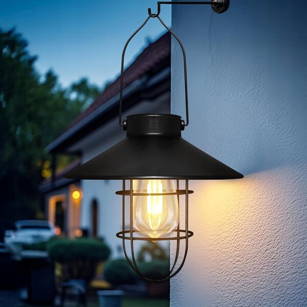 LED solární svítidlo, IP44, teplá bílá