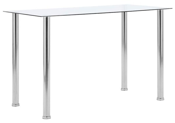 Jídelní stůl průhledný 120 x 60 x 75 cm tvrzené sklo 281850