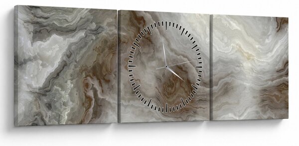 Obraz - Onyx (s hodinami) (90x30 cm)