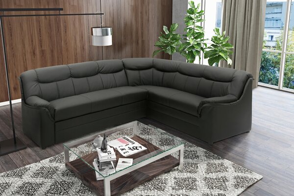 ROHOVÁ SEDAČKA, textil, černá MID.YOU - Sedací soupravy, Online Only