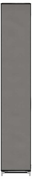 Botník s potahem šedý 57 x 29 x 162 cm textil 282432