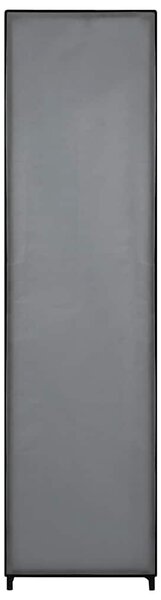 Šatní skříň se 4 přihrádkami šedá 175 x 45 x 170 cm 282448