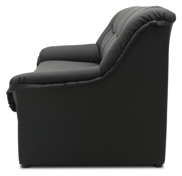 TŘÍMÍSTNÁ POHOVKA, textil, černá MID.YOU - Pohovky, Online Only