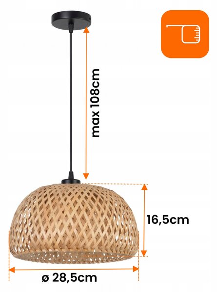 Stropní svítidlo E27 28,5 cm
