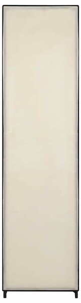 Šatní skříň se 4 přihrádkami krémová 175 x 45 x 170 cm 282447