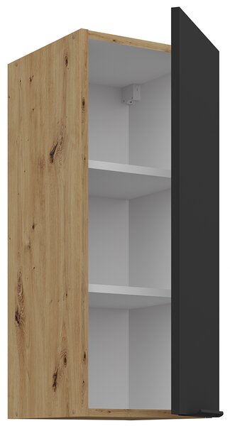 Kuchyňská linka ARIA ac | 255 cm | UNI dvířka | artisan/černá