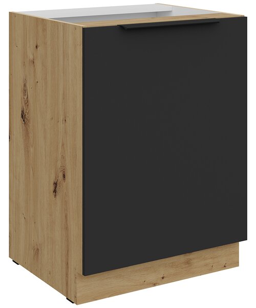 Kuchyňská linka ARIA ac | 255 cm | UNI dvířka | artisan/černá