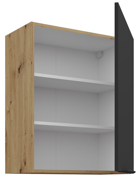 Kuchyňská linka ARIA ac | 255 cm | UNI dvířka | artisan/černá