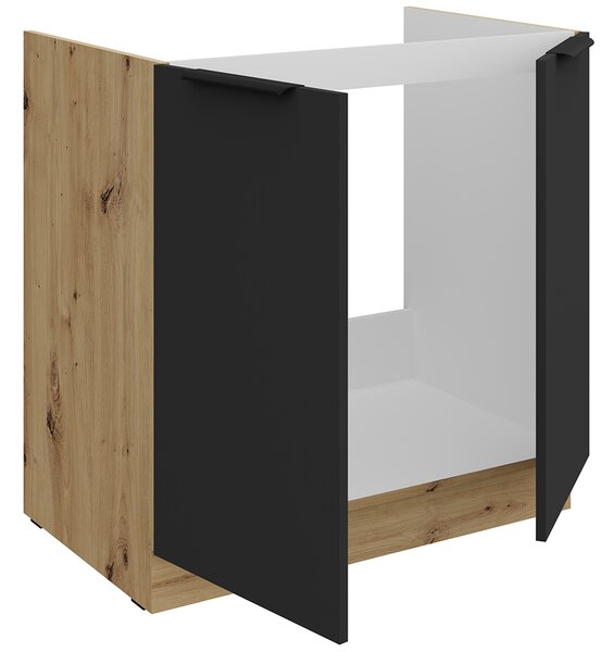 Kuchyňská linka ARIA ac | 255 cm | UNI dvířka | artisan/černá