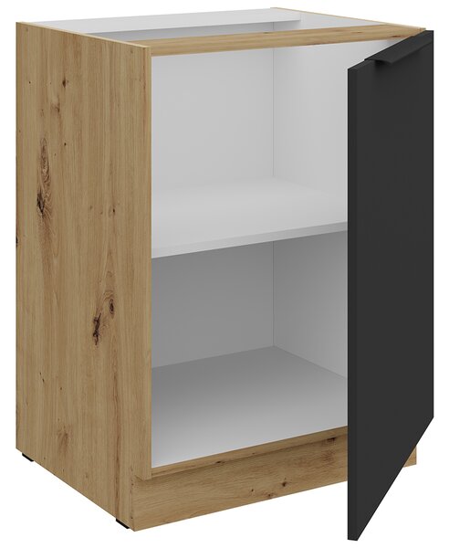 Kuchyňská linka ARIA ac | 255 cm | UNI dvířka | artisan/černá