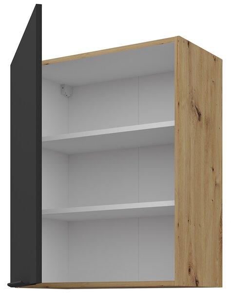 Kuchyňská linka ARIA ac | 255 cm | UNI dvířka | artisan/černá